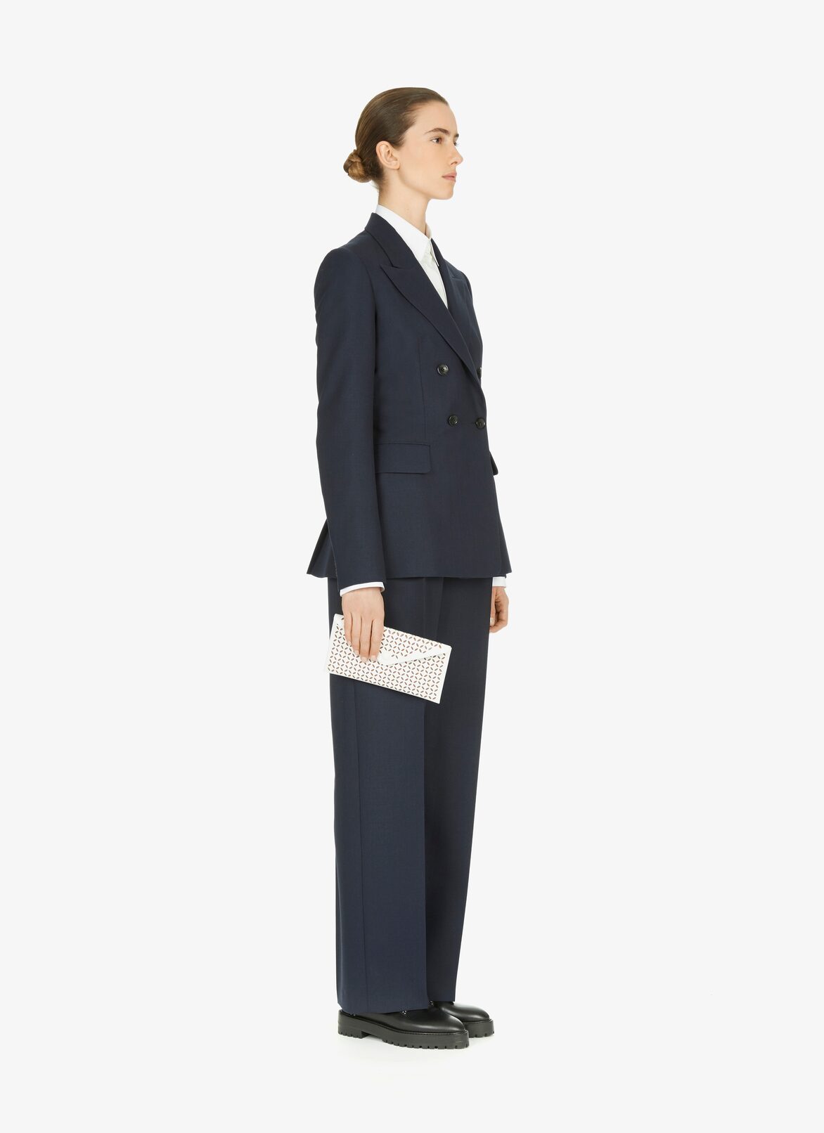 Louise 24 clutch ALAÏA WHITE/TOBACCO LOUISE 24 CLUTCH